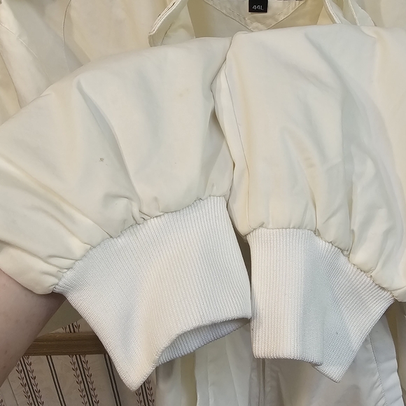 Vintage Off-white Members Only Wind Breaker Jacket 44L Men or Women - Picture 6 of 14